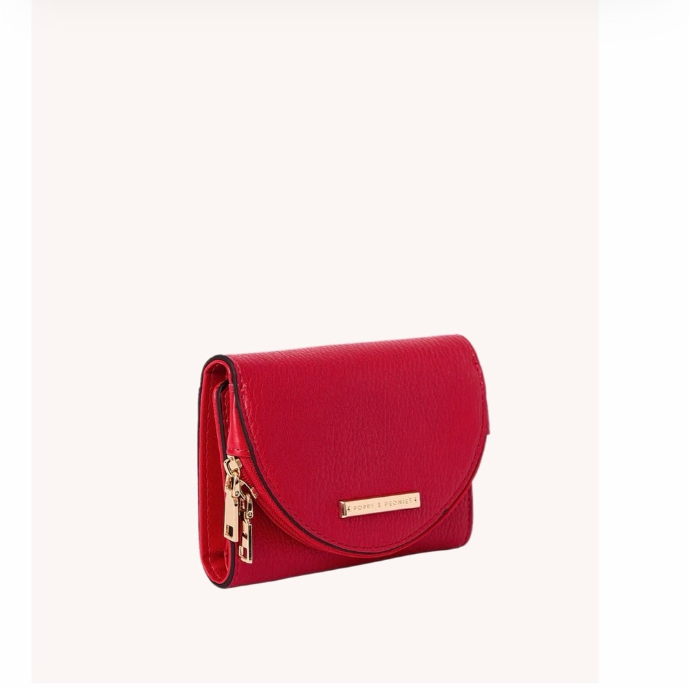 Poppy & Peonies Red MARGAUX WALLET